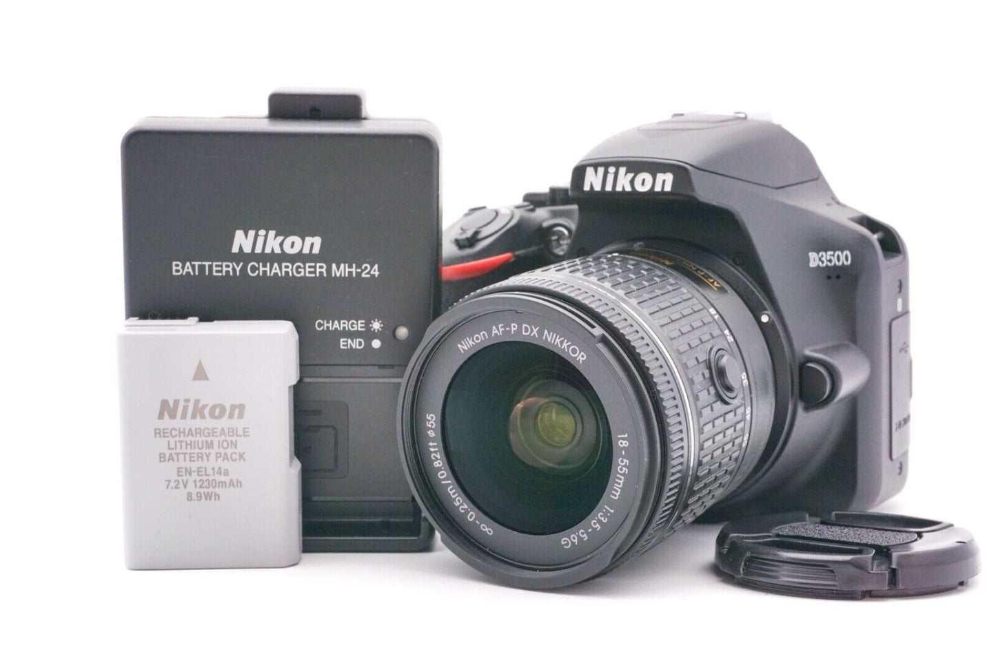 Nikon D3500 + AF-P 18-55mm DX G Spiegelreflexkamera DSLR Kamera | Refurbished