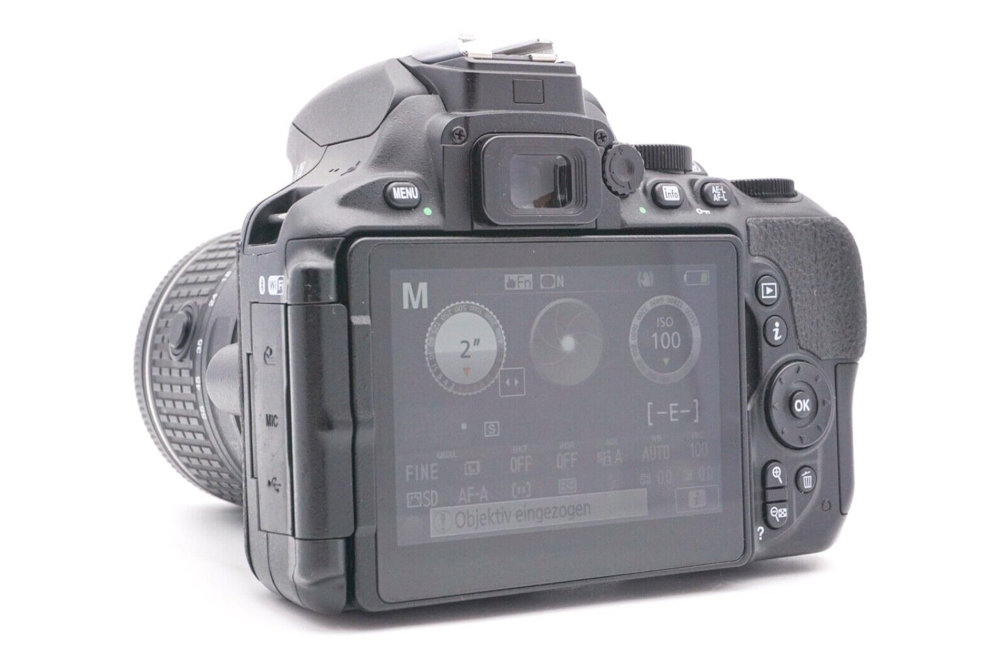 Nikon D5600 DSLR AF-P 18-55mm G VR Spiegelreflexkamera Digital | Refurbished