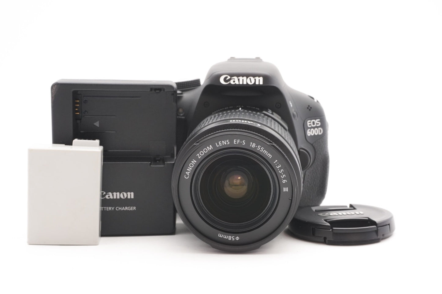 Canon EOS 600D Digitalkamera Kamera + EF-S 18-55mm III Objektiv | Refurbished