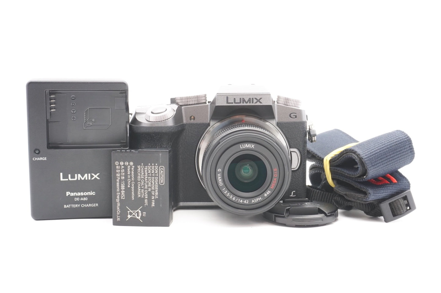 Panasonic Lumix G70 + 14-42mm Kit Systemkamera DSLM 16MP 4K Silber | Refurbished