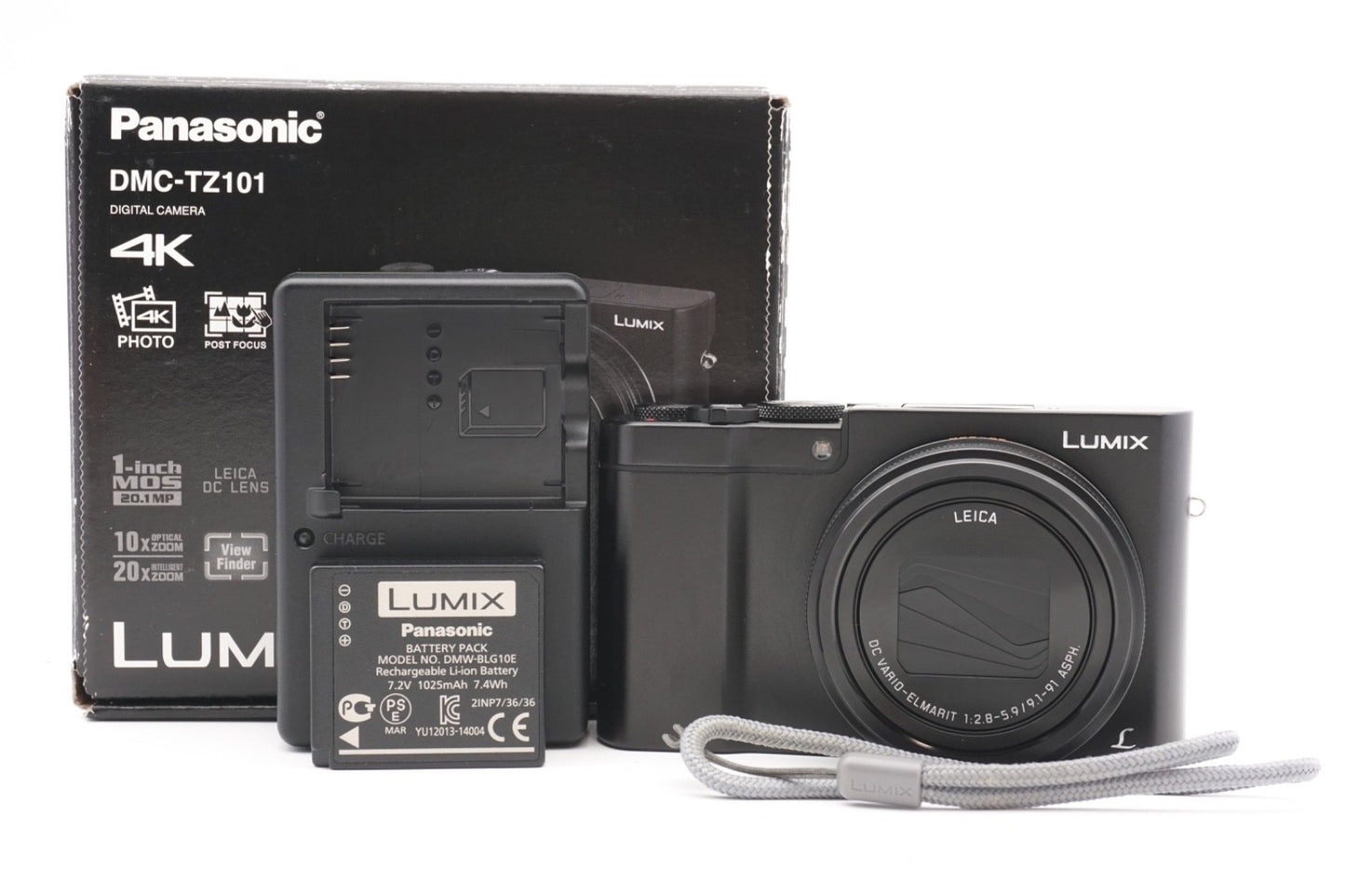 Panasonic Lumix DMC-TZ101 TZ100 Digitalkamera Kamera Leica Lens - Refurbished