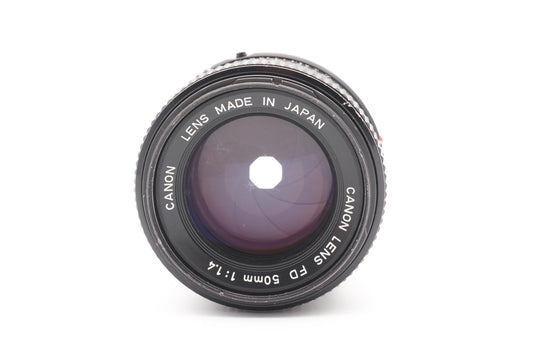 Canon FD 50mm f1.4 nFD Objektiv Prime Portrait Bokeh Lens AE-1 A-1 AV-1 T-90