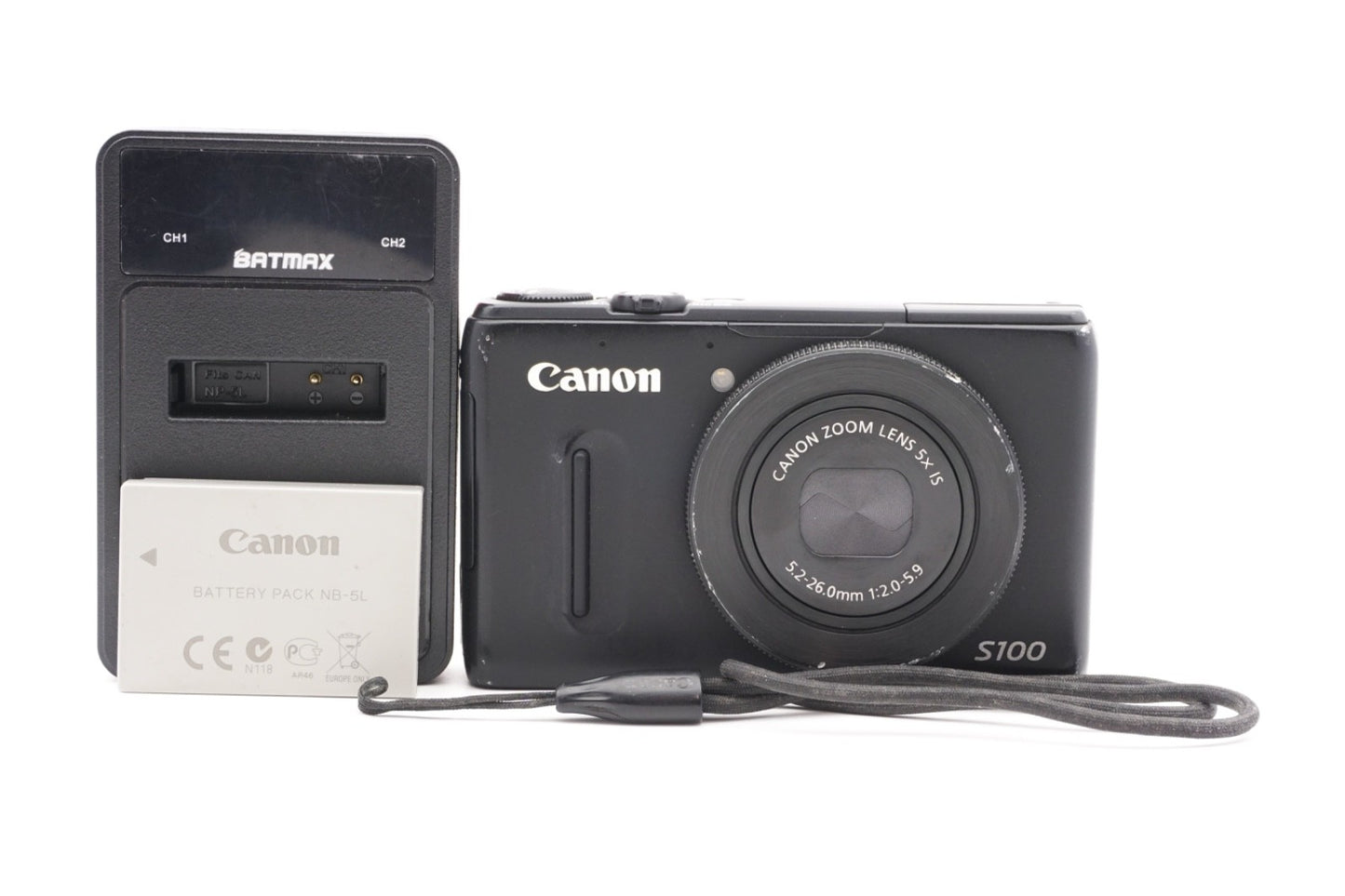 Canon PowerShot S100 Digitalkamera Kamera Kompaktkamera 5x Zoom IS - Refurbished