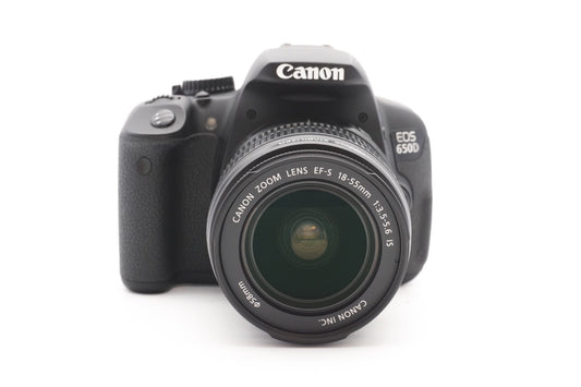 Canon EOS 650D DSLR Digitalkamera Kamera Kit 18-55mm Objektiv – Refurbished