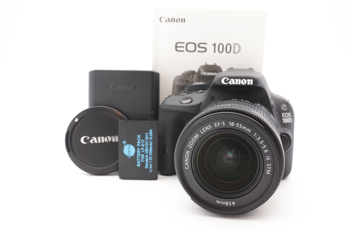 Canon EOS 100D Digitalkamera + EF-S 18-55mm IS STM Spiegelreflex – Refurbished