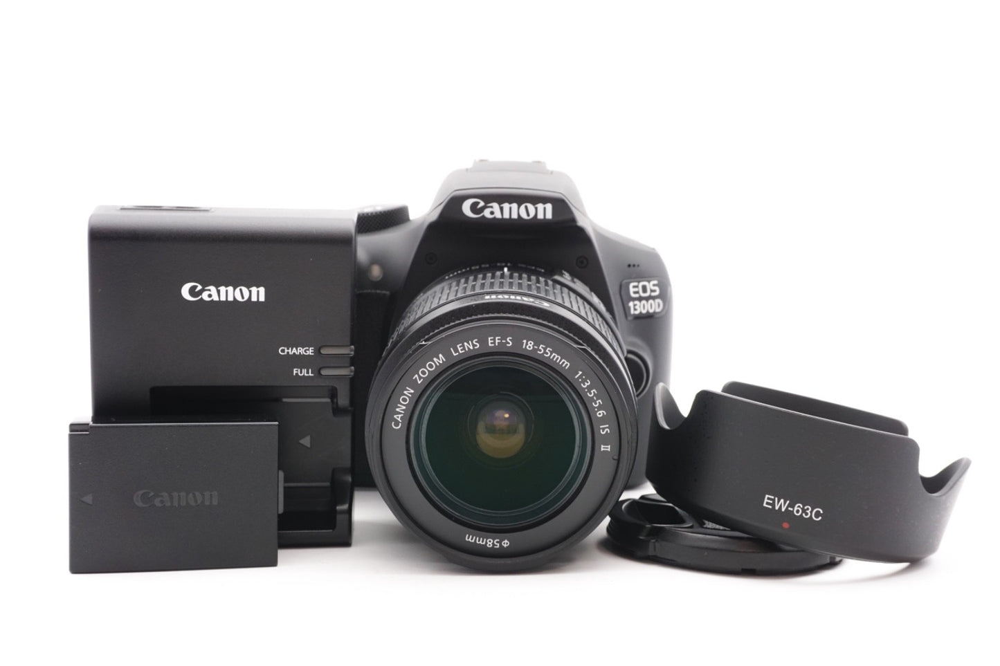 Canon EOS 1300D Digitalkamera DSLR Kamera + EF-S 18-55mm IS II Kit | Refurbished
