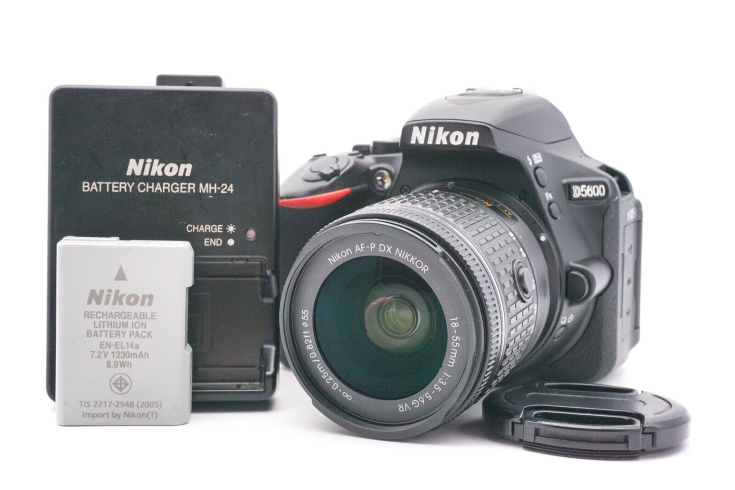 Nikon D5600 DSLR AF-P 18-55mm G VR Spiegelreflexkamera Digital | Refurbished