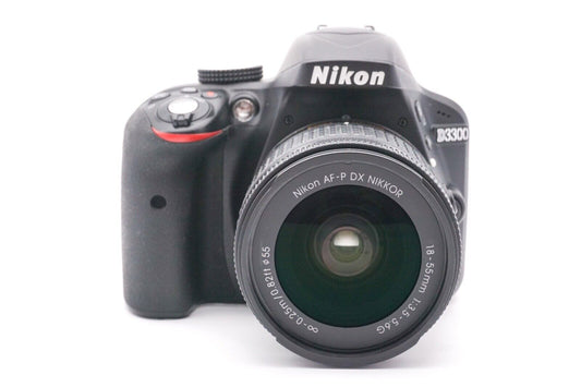 Nikon D3300 Spiegelreflexkamera DSLR AF-P 18-55mm G Objektiv | Refurbished