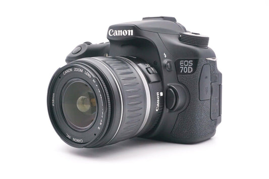 Canon EOS 70D Spiegelreflexkamera DSLR EF-S 18-55mm II Kamera - Refurbished