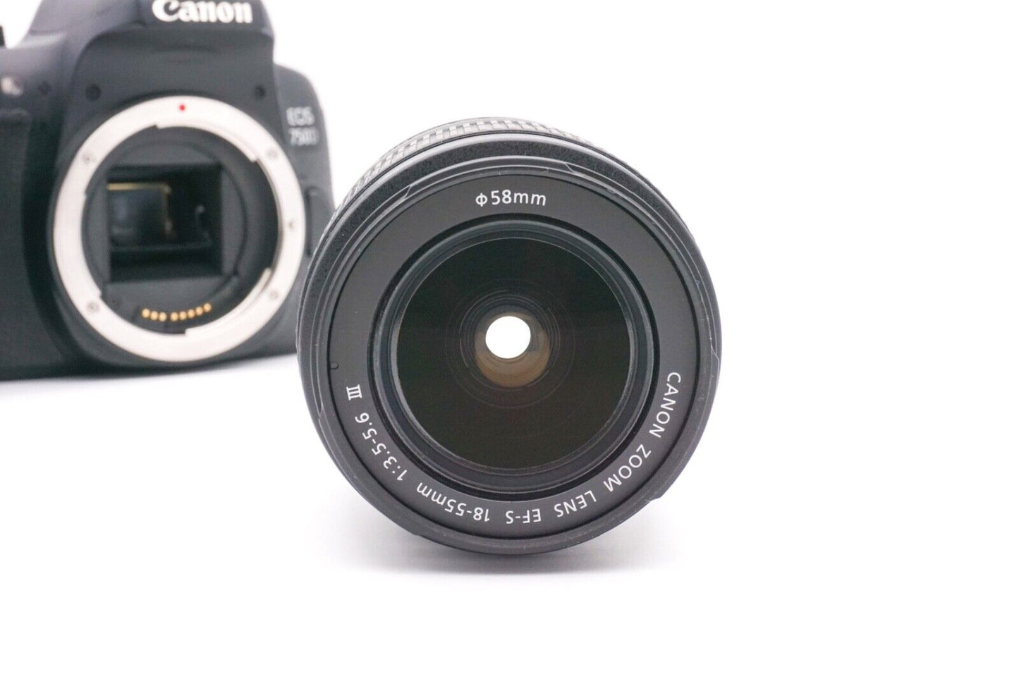 Canon EOS 750D Spiegelreflexkamera DSLR EF-S 18-55mm III Objektiv | Refurbished