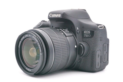 Canon EOS 750D Spiegelreflexkamera DSLR EF-S 18-55mm III Objektiv | Refurbished