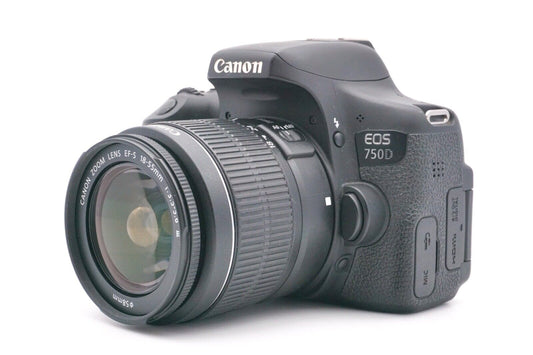 Canon EOS 750D Spiegelreflexkamera DSLR EF-S 18-55mm III Objektiv | Refurbished
