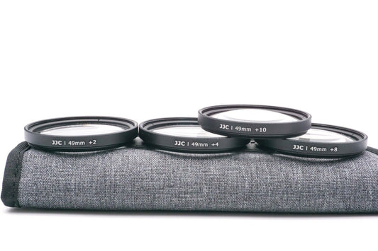 JJC 49mm 4x Close Up Filter Filterset +2 +4 +8+ 10 Nahlinsen Konvolut