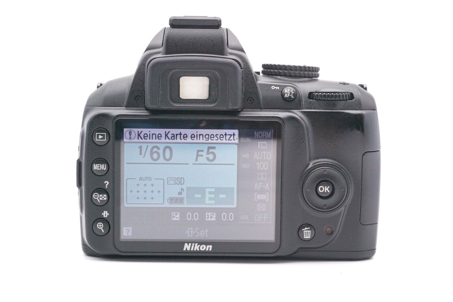 Nikon D3000 Spiegelreflexkamera DSLR AF-S DX 18-55mm G II Objektiv - Refurbished