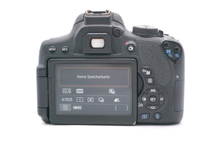 Canon EOS 750D Spiegelreflexkamera DSLR EF-S 18-55mm III Objektiv | Refurbished