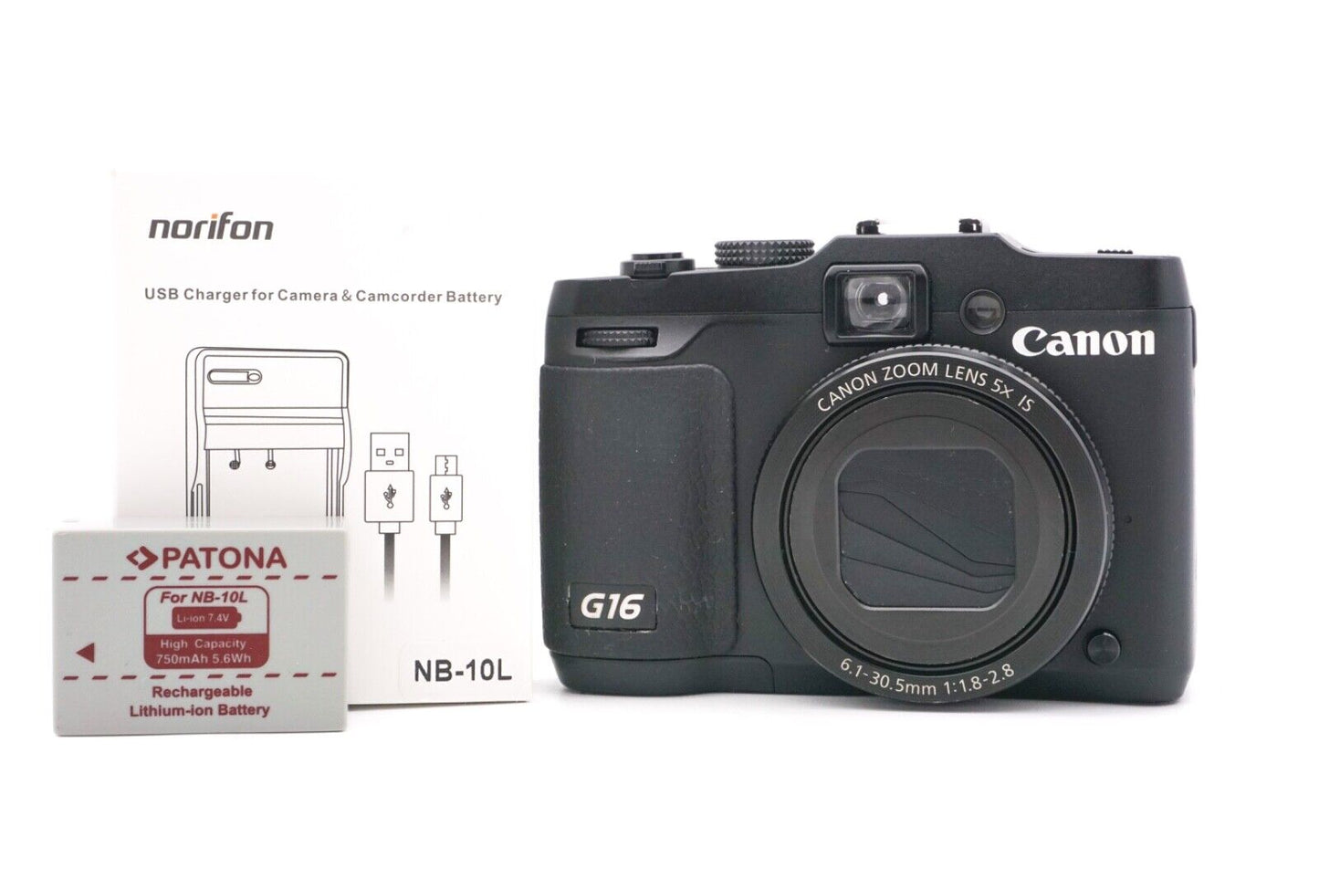 Canon PowerShot G16 Kamera Kompakt Digitalkamera Reisekamera - Refurbished