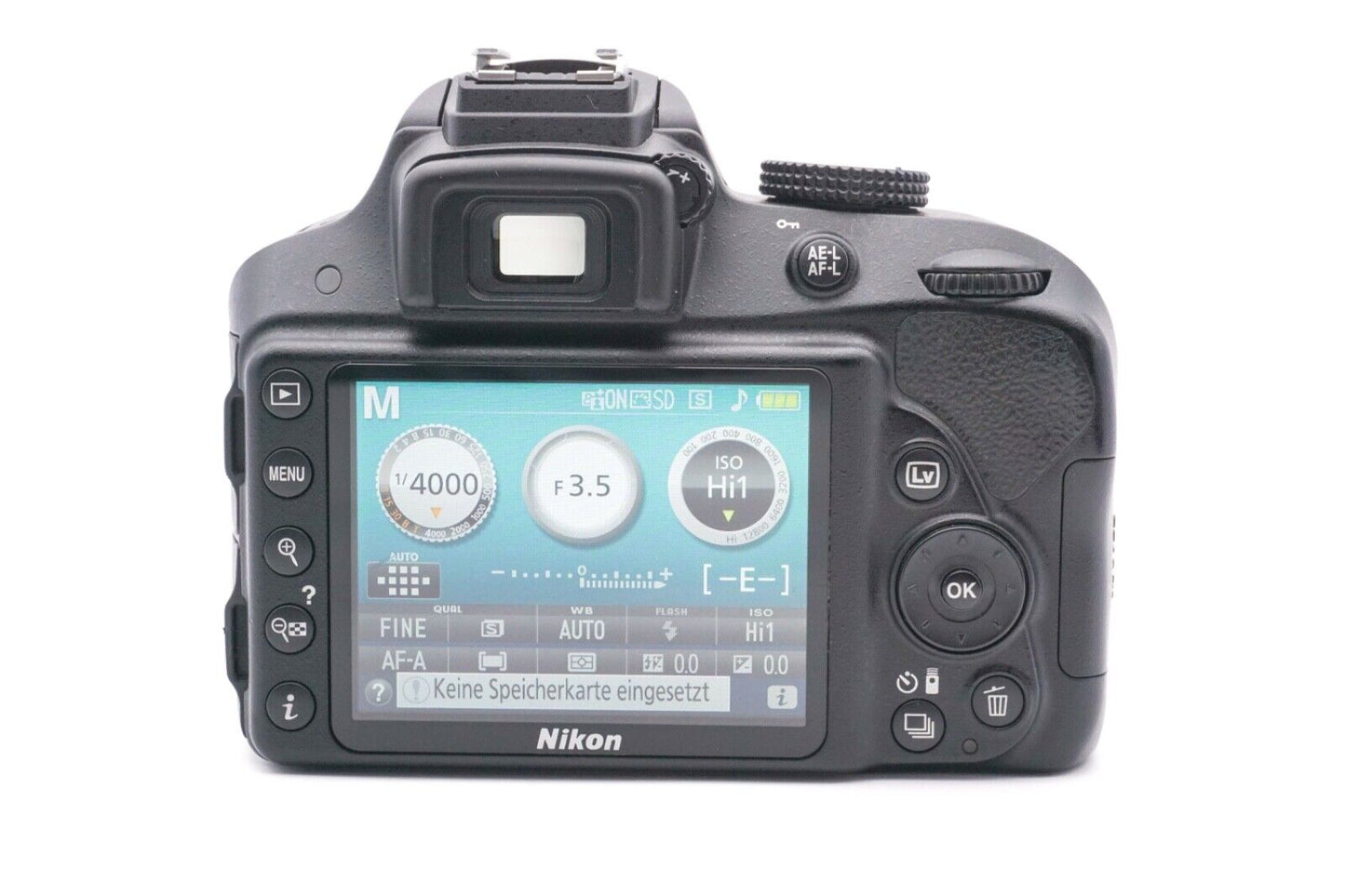 Nikon D3300 Spiegelreflexkamera DSLR AF-P 18-55mm G Objektiv | Refurbished