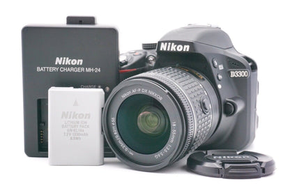 Nikon D3300 Spiegelreflexkamera DSLR AF-P 18-55mm G Objektiv | Refurbished