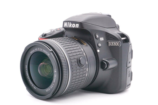 Nikon D3300 Spiegelreflexkamera DSLR AF-P 18-55mm G Objektiv | Refurbished