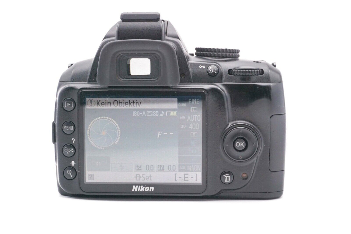 Nikon D3000 Body Spiegelreflexkamera Gehäuse Kamera Digital Körper - Refurbished