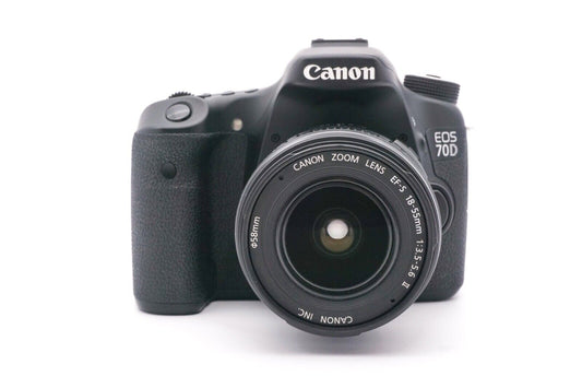 Canon EOS 70D Spiegelreflexkamera DSLR EF-S 18-55mm II Kamera - Refurbished