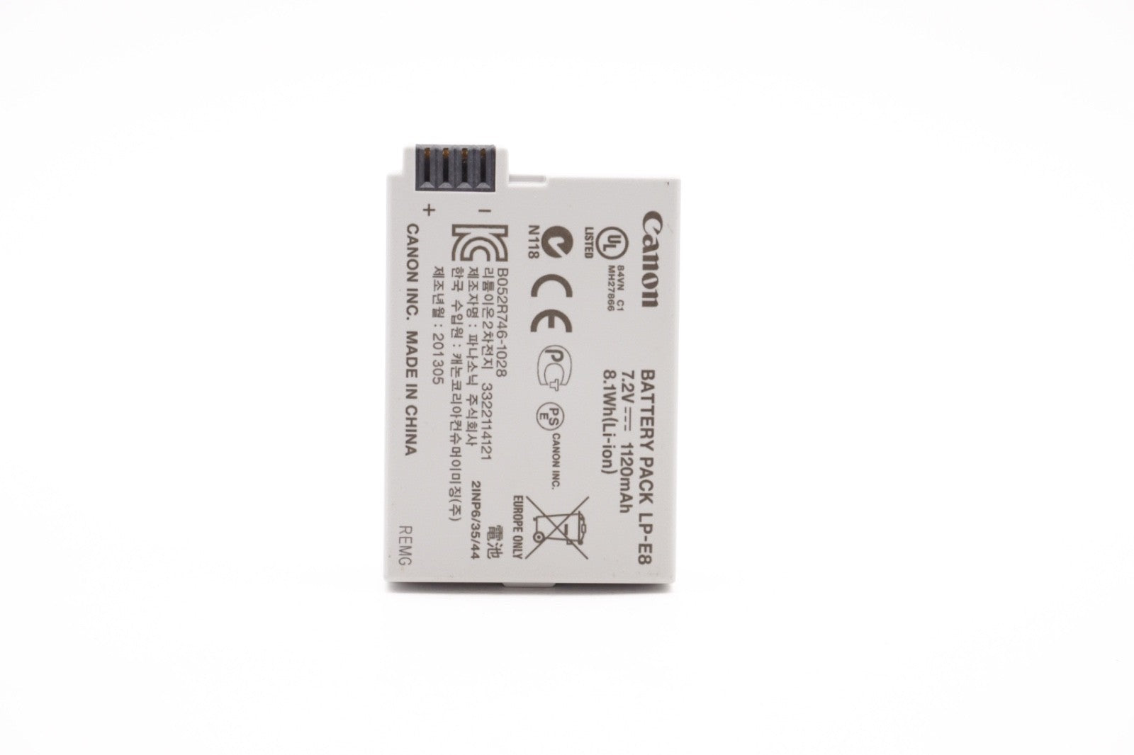 Original Akku Canon LP-E8 für EOS 550D 600D 650D 700D Digitalkamera DSLR Battery