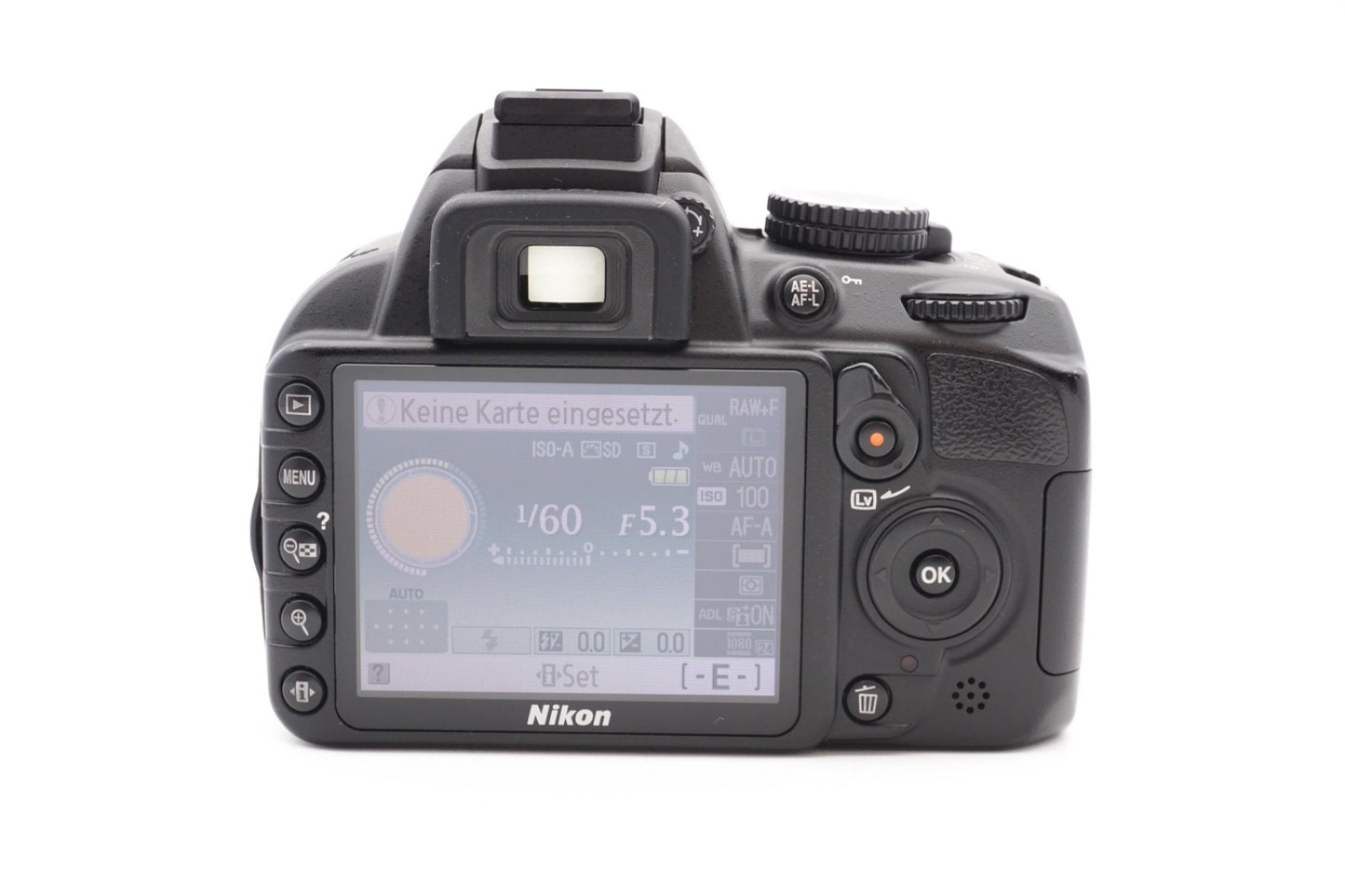 Nikon D3100 Digitalkamera Kamera DSLR + AF-S DX 18-55mm G VR Kit | Refurbished