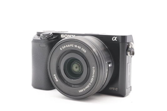 Sony Alpha a 6000 Digitalkamera spiegellose Kamera Sony E 16-50mm | Refurbished