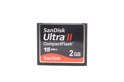 Compact Flash 2GB CF SanDisk Ultra II Speicherkarte Card UDMA 15MB/s