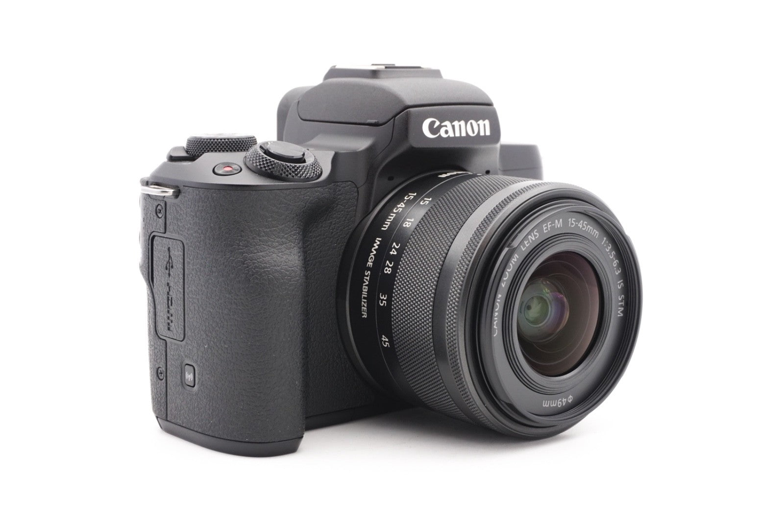 Canon EOS M50 Digitalkamera Systemkamera Kamera + EF-M 15-45mm STM – Refurbished
