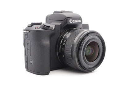 Canon EOS M50 Digitalkamera Systemkamera Kamera + EF-M 15-45mm STM – Refurbished