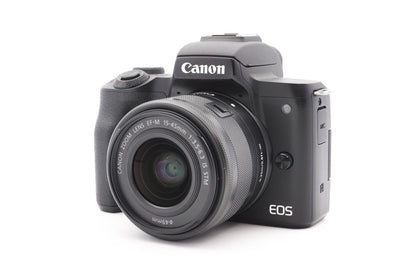 Canon EOS M50 Digitalkamera Systemkamera Kamera + EF-M 15-45mm STM – Refurbished