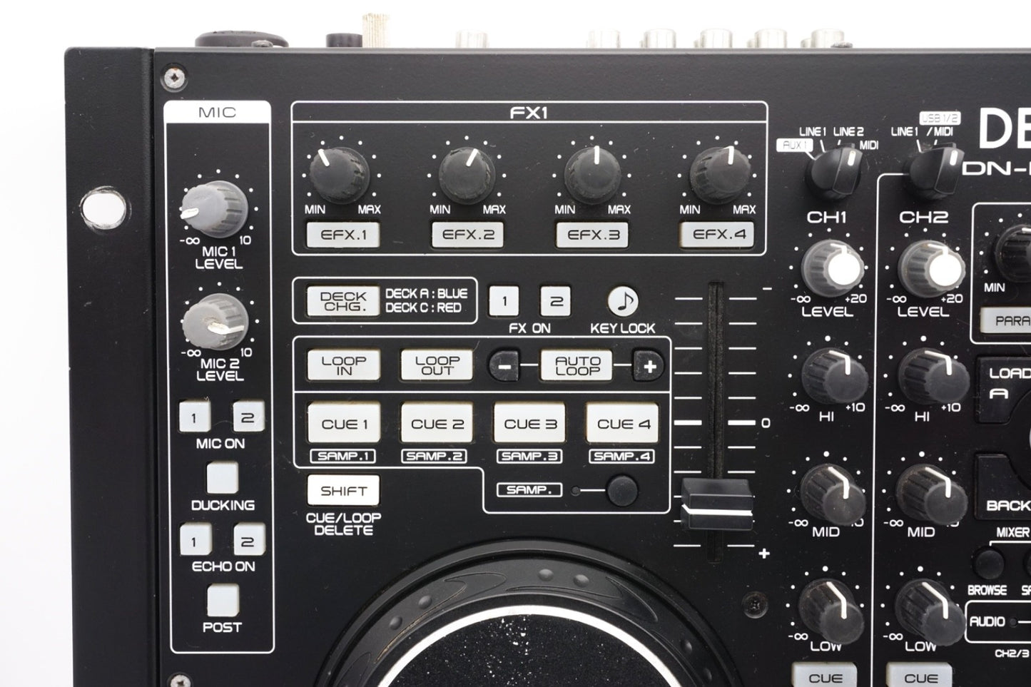 Denon DN-MC6000 DJ Controller USB MIDI 4-Kanal Mixer – Refurbished