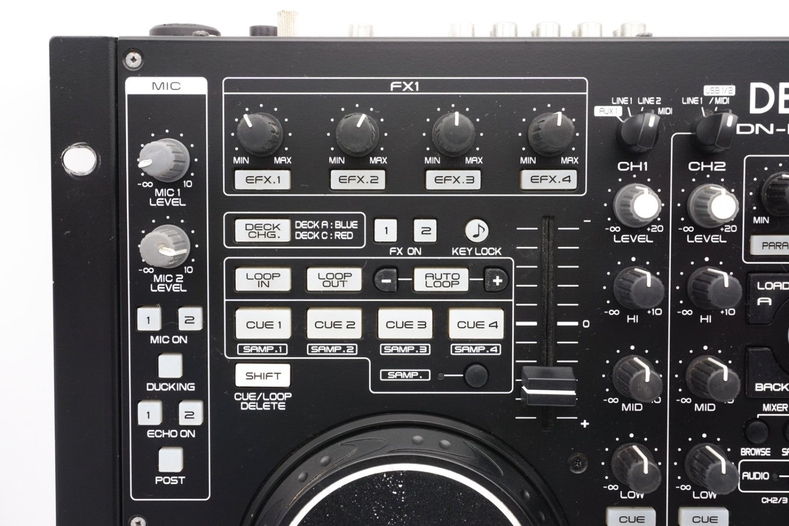 Denon DN-MC6000 DJ Controller USB MIDI 4-Kanal Mixer – Refurbished