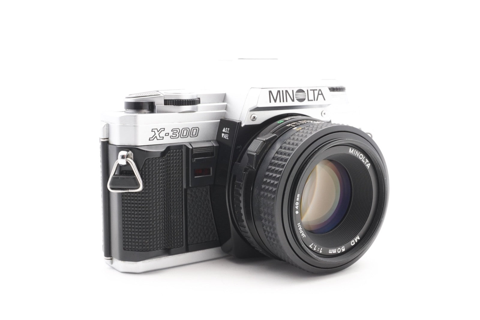 Minolta X-300 Kamera + 50mm Objektiv analoge Spiegelreflexkamera SLR - Gewartet