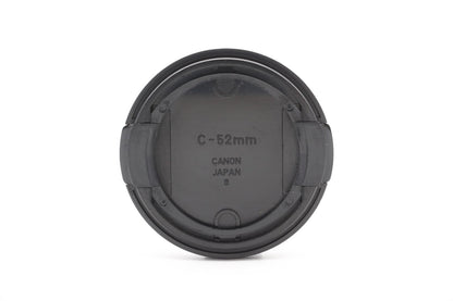 Canon C-52 52mm Objektivdeckel Canon Original FD Kappe Lens Cap Frontdeckel