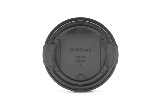Canon C-52 52mm Objektivdeckel Canon Original FD Kappe Lens Cap Frontdeckel