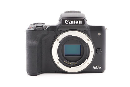 Canon EOS M50 Digitalkamera Systemkamera Kamera + EF-M 15-45mm STM – Refurbished