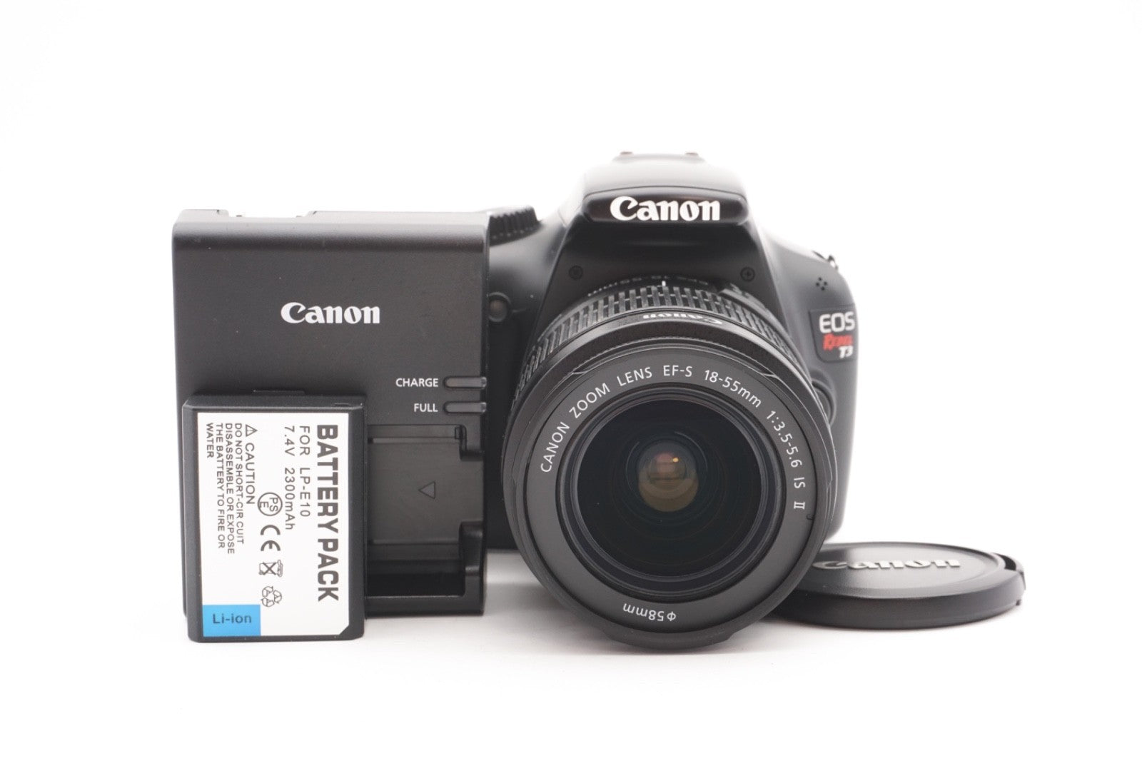 Canon EOS Rebel T3 (1100D) Digitalkamera Kamera DSLR EF-S 18-55mm - Refurbished