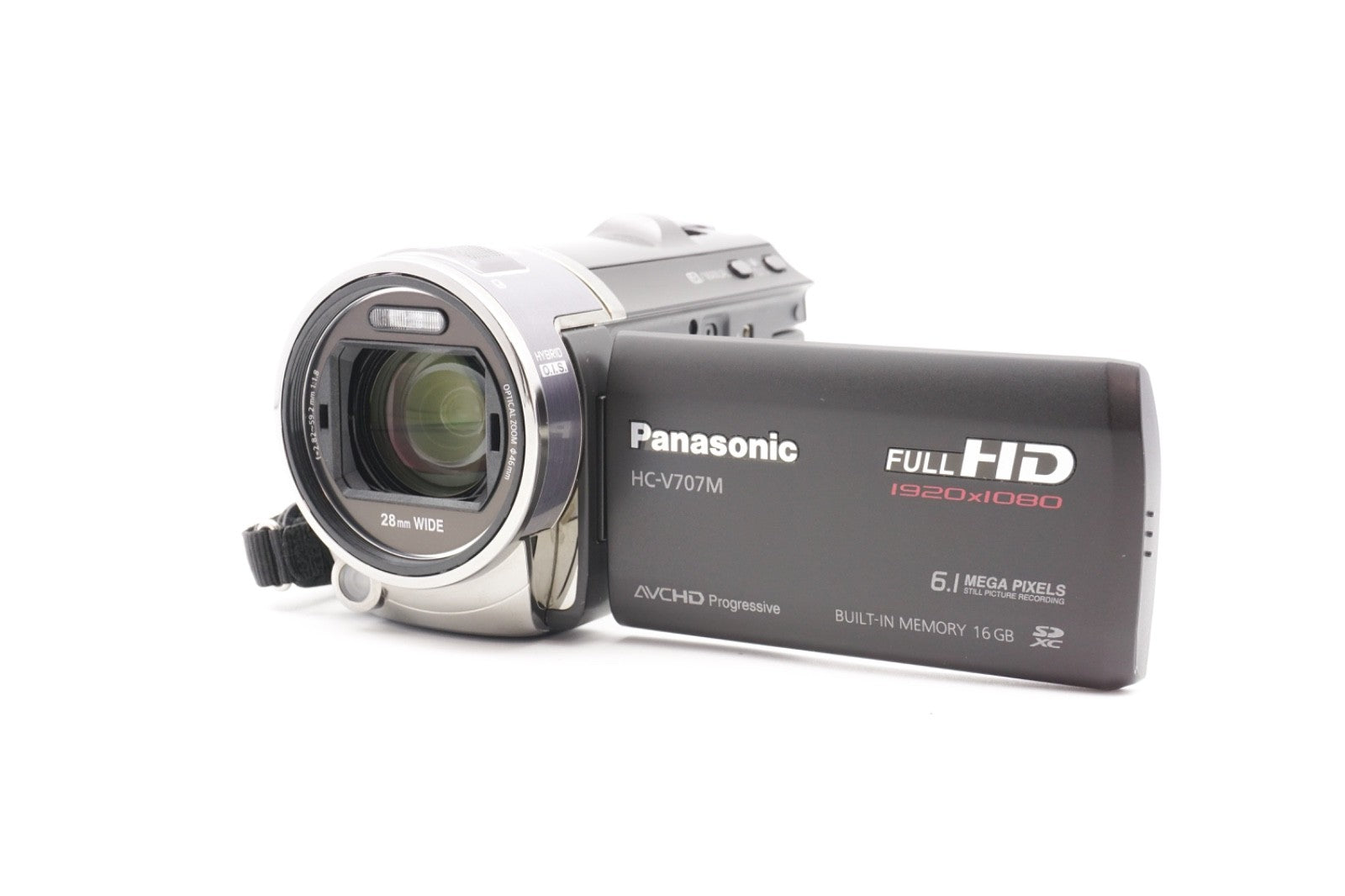Panasonic HC-V707M  Full HD Camcorder Videokamera 1080p 21x Zoom – Refurbished