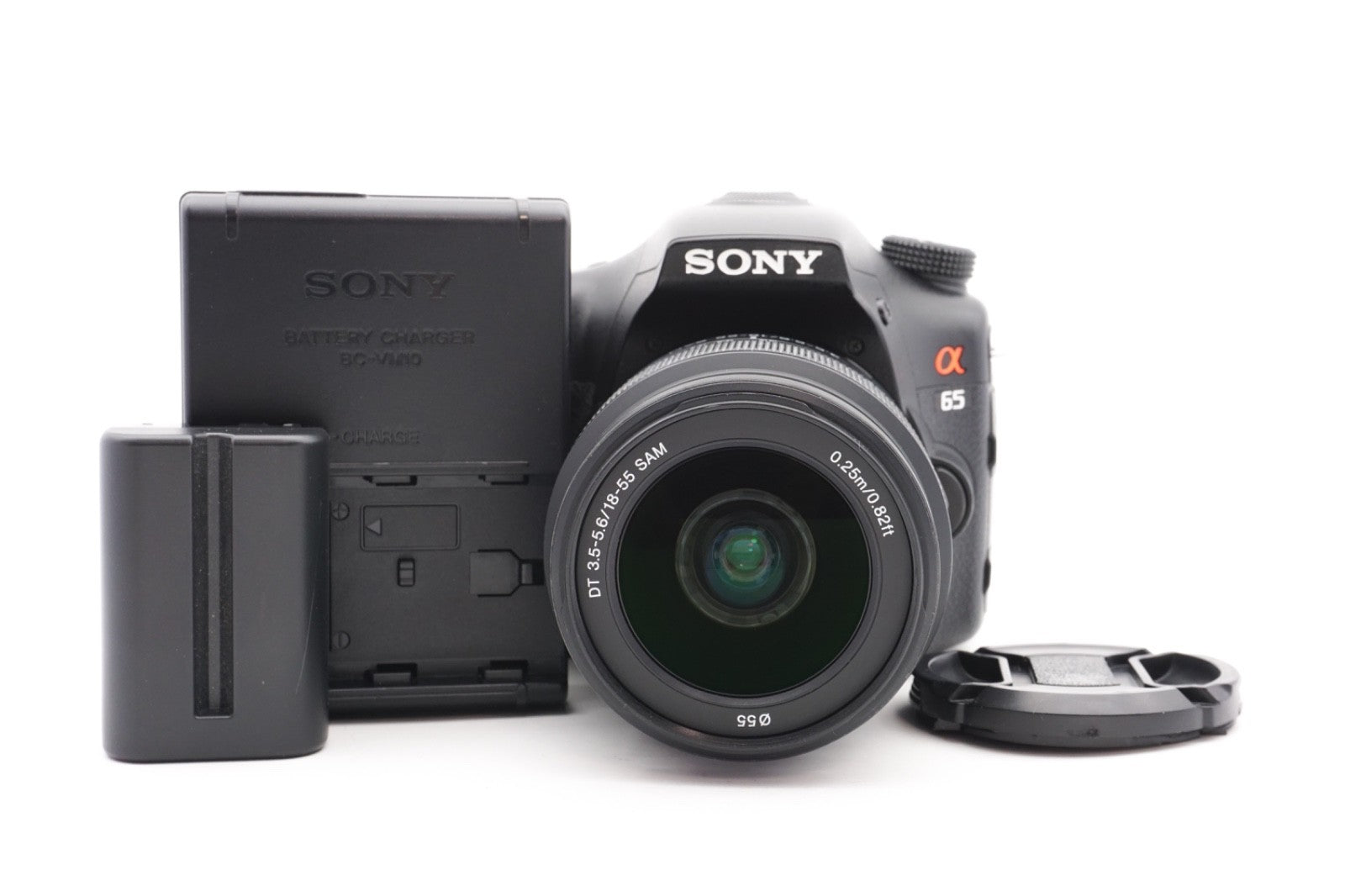 Sony Alpha A65 Digitalkamera DSLR Kamera + Sony A 18-55mm SAM Kit | Refurbished