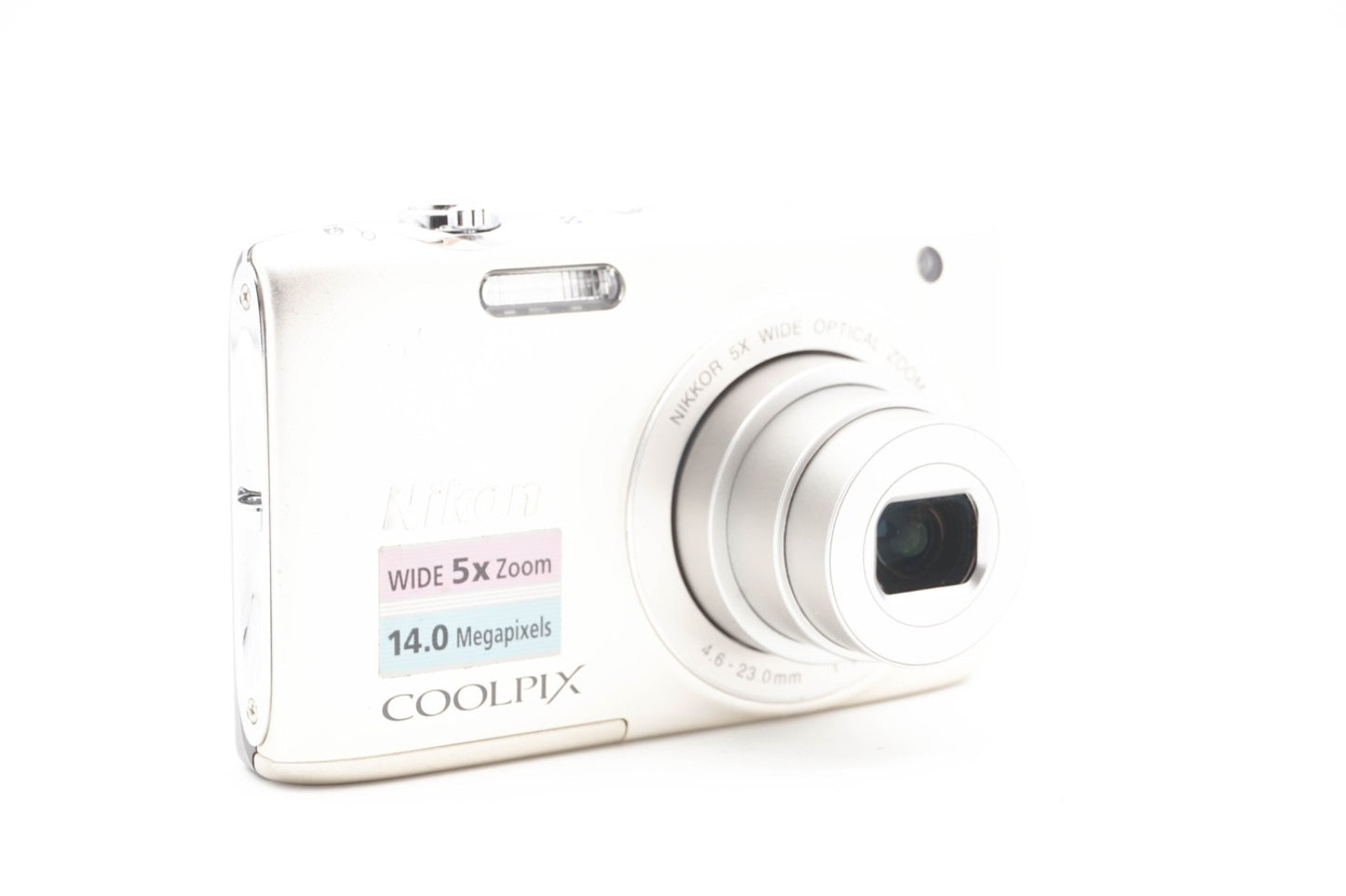 Nikon Coolpix S3100 Digitalkamera 14MP Kamera Silber Kompaktkamera - Refurbished