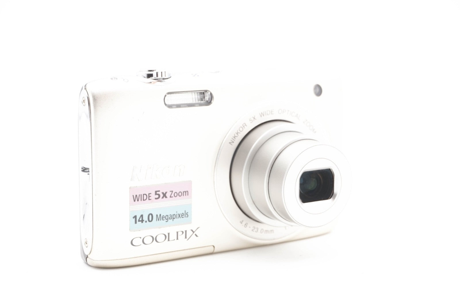 Nikon Coolpix S3100 Digitalkamera 14MP Kamera Silber Kompaktkamera - Refurbished