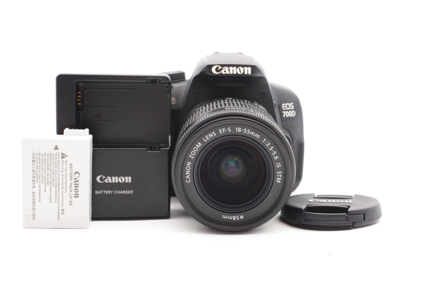 Canon EOS 700D Digitalkamera DSLR Kamera + EF-S 18-55mm IS STM Kit | Refurbished