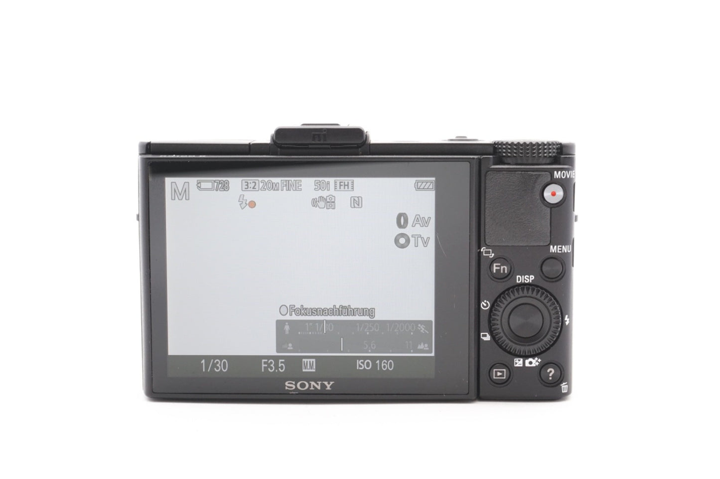 Sony RX100 Mark II Digitalkamera Kamera Kompaktkamera Premium – Refurbished