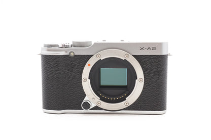 Fujifilm X-A2 Systemkamera Digitalkamera Fuji Kamera Body Silber – Refurbished