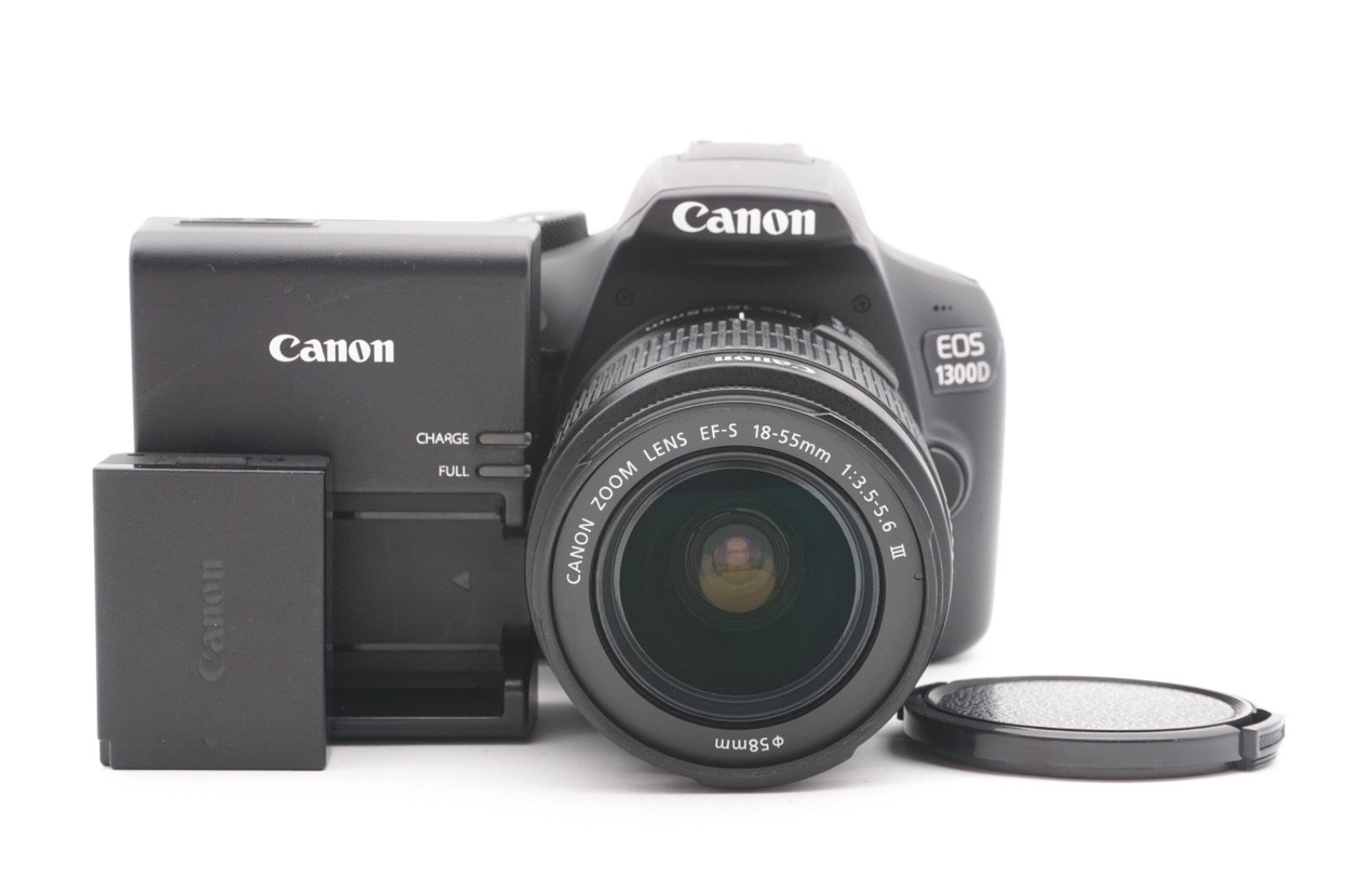 Canon EOS 1300D Digitalkamera DSLR Kamera + EF-S 18-55mm III Kit | Refurbished
