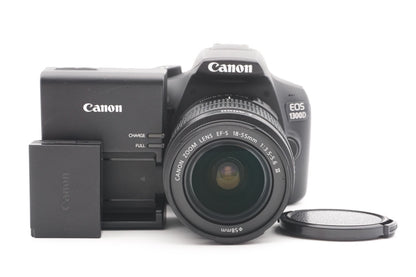 Canon EOS 1300D Digitalkamera DSLR Kamera + EF-S 18-55mm III Kit | Refurbished