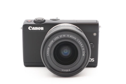 Canon EOS M100 Systemkamera Digitalkamera Kamera Kit 15-45mm Lens – Refurbished