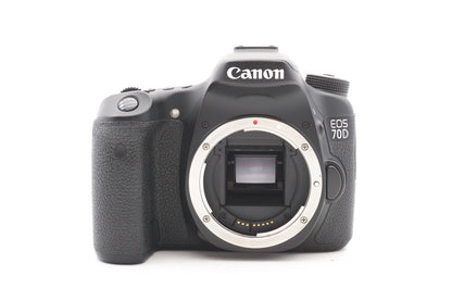 Canon EOS 70D DSLR Digitalkamera Kamera Kit EF-S 18-55mm Objektiv – Refurbished
